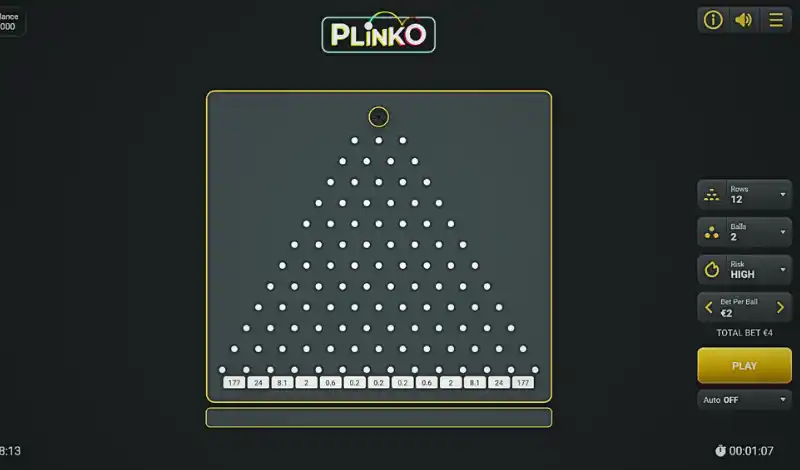 Plinko Ball game