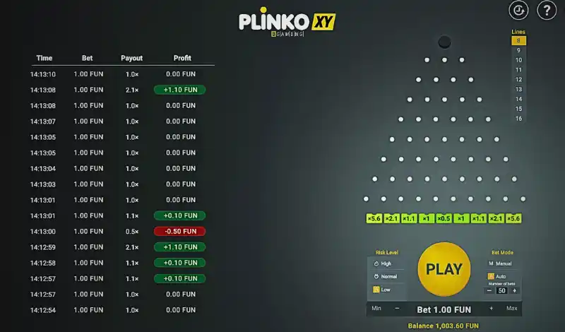 Plinko XY